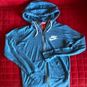 Lightweight cotton zip up hoodie